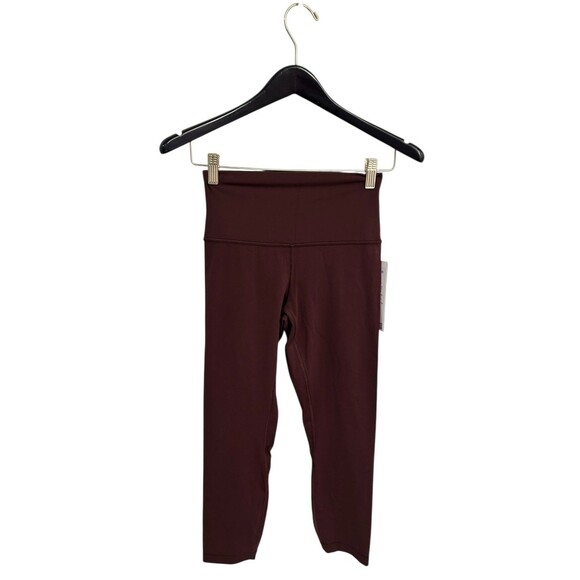 Lululemon Align High Rise Crop 23” Leggings Lava Cake New with tags size 6 - Picture 2 of 8